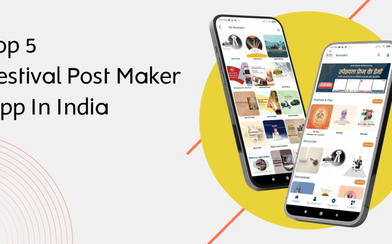 top 5 festival post maker app in India